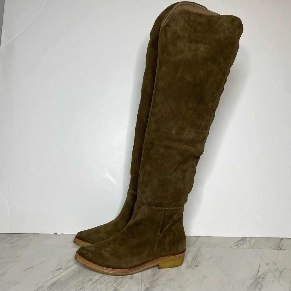 Free People Banks Slouch Suede Over the Knee Boot 6 1/2